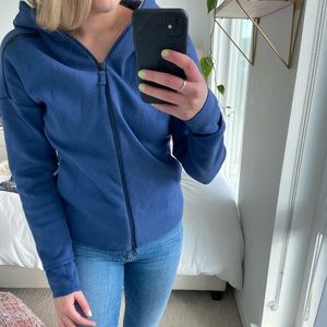 Blue adidas hoodie